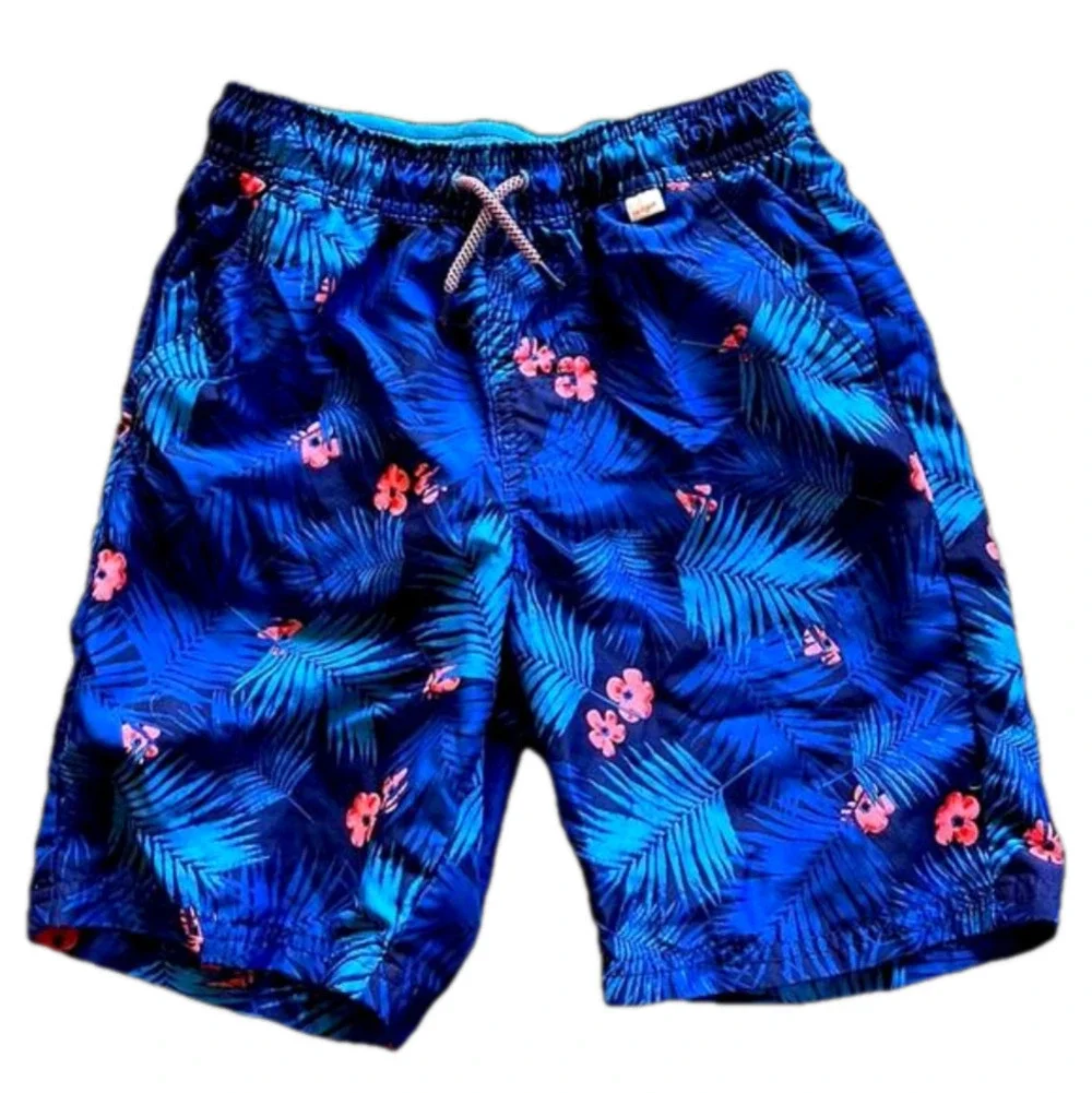 Cat & Jack Boys Hawaiian swim shorts‍‍‍‍‍‍ - size M‍‍